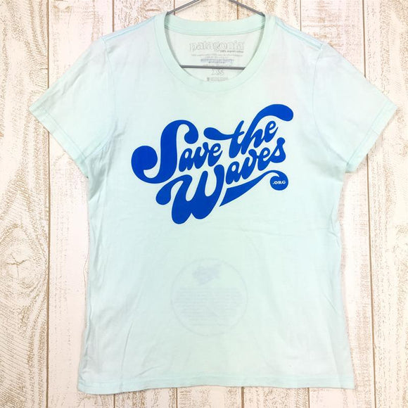 【Women's XS ブルー系】 Patagonia ( パタゴニア ) ウィメンズ Savethewaves.Org オーガニックコットン Tシャツ International Women's コットン ショートスリーブTシャツ クルーネック インナー シャツ ト - 【公式】2ndGEAR（セカンドギア）Webショップ【登山用品・アウトドア用品専門 買取販売店】