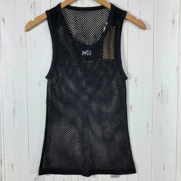 【Men's S/M ブラック系】 Millet ( ミレー ) ドライナミック メッシュ ノースリーブ クルー DRYNAMIC MESH NS CREW ポリプロピレン ウェア トップス インナー シャツ タンクトップ ノースリーブシャツ z00059368  タン
