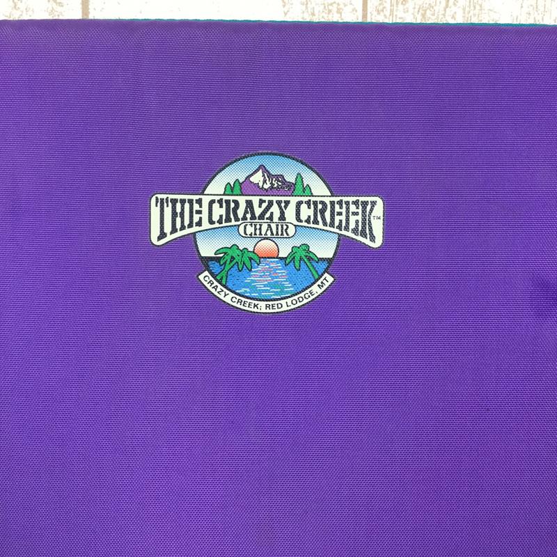 [One Size Purple] Crazy Creek Regular Chair Ground Chair Old Logo ACE Square Buckle Purple x Turquoise Chair Camping Furniture Camping Gear