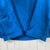 【Men's S ブルー系】 Icebreaker ( アイスブレーカー ) 200 メリノ ボディーフィット ゾーン シャツ 200 Merino Bodyfit Zone Shirt メリノウール ウェア トップス インナー シャツ ロングスリーブシャツ ウー