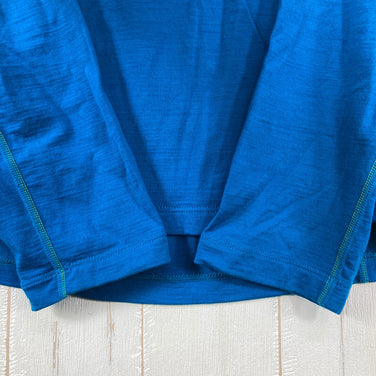 【Men's S ブルー系】 Icebreaker ( アイスブレーカー ) 200 メリノ ボディーフィット ゾーン シャツ 200 Merino Bodyfit Zone Shirt メリノウール ウェア トップス インナー シャツ ロングスリーブシャツ ウー