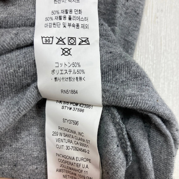 【Men's XS グレー系】 2022 Patagonia ( パタゴニア ) ハウ トゥ チェンジ レスポンシビリティー HOW TO CHANGE RESPONSIBILI-TEE コットン ウェア トップス インナー シャツ ショートスリーブTシャツ クルー