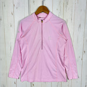 【Women's XS ピンク系】 Haglofs ( ホグロフス ) リム テンポ トレイル ハーフジップ L.I.M Tempo Trail Halfzip ポリエステル ウェア トップス インナー シャツ ロングスリーブシャツ 化繊 z00055664  化繊 ロ