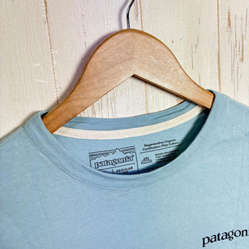 【Men's S ブルー系】 2020 Patagonia ( パタゴニア ) ロード トゥ リジェネレイティブ ポケット ティー Road to Regenerative Pocket Tee BSBL オーガニックコットン ウェア トップス インナー シャツ - 0