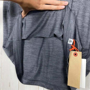 【Women's L グレー系】 Ridge Mountain Gear ( リッジマウンテンギア ) メリノ ベーシック ティー ショートスリーブ Merino Basic Tee Short Sleeve Heather Charcoal メリノウール ウェア ト