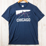 【Men's M ネイビー系】 The North Face ( ザ・ノースフェイス ) シカゴ プリントt Chicago Printt Tシャツ 速乾 NT81382 Men's 化繊 ショートスリーブTシャツ クルーネック インナー シャツ トップス ウェア - 【公式】2ndGEAR（セカンドギア）Webショップ【登山用品・アウトドア用品専門 買取販売店】
