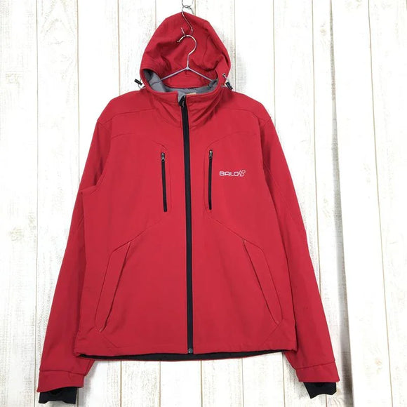 【Men's L レッド系】Bailo ( バイロ ) フリース ラインド ソフトシェル フーディ ジャケット Men's フリース アウター ジャケット トップス ウェア - 【公式】2ndGEAR（セカンドギア）Webショップ【登山用品・アウトドア用品専門 買取販売店】