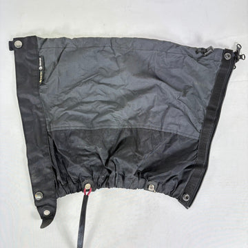 【Unisex S ブラック系】 Isuka ( イスカ ) ゴアテックス ライトスパッツ フロントジッパー S GORE-TEX Light Gaiters Front Zipper S GORE-TEX 防水透湿 フロントジッパー ナイロン ウェア ウェア小物 ゲ - 0