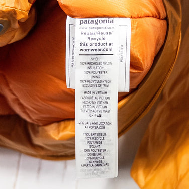 [男士小号橙色] 2022 Patagonia 男士 DAS Parka CLOO 尼龙外套夹克，带合成绝缘材料（z00052828）
