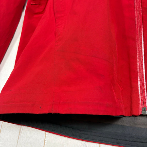 【Men's S レッド系】 2019 Patagonia ( パタゴニア ) カルサイト ジャケット Calcite Jacket FIRE (FRE) GORE-TEX Paclite Plus 2.5層 防水透湿 ポリエステル ウェア トップス アウター ジ
