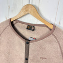 【Men's M カーキ系】 Rokx ( ロックス ) クラシック 200 フリース スナップ カーディガン WPD Classic 200 Fleece Snap Cardigan WPD RXMF224002 DARK KHAKI PIGMENT z0005-4