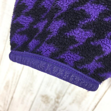 【Men's M パープル系】 Patagonia ( パタゴニア ) プリンテッド ライトウェイト シンチラ スナップt スペシャル Printed Light Weight Synchilla Snap-T Sp ハウンドトゥース：エッグプラント×ブラック フリ - 【公式】2ndGEAR（セカンドギア）Webショップ【登山用品・アウトドア用品専門 買取販売店】