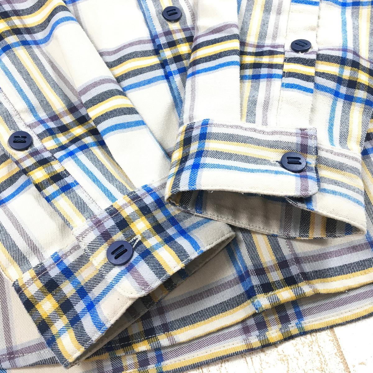 【Men's S ベージュ系】 Patagonia ( パタゴニア ) キャニオナイト フランネル シャツ Canyonite Flannel Shirt ネルシャツ 41605 International Men's RHPU コットン ロングスリーブシャツ イン