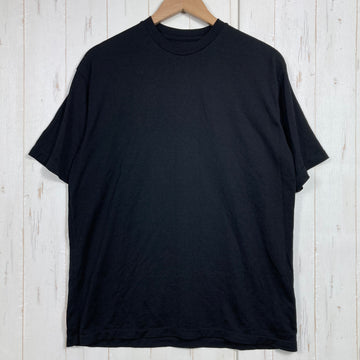 【Unisex M ブラック系】 Hereness（ヒアネス） オール タイム ウール Tシャツ ユニセックス All Time Wool T-Shirt (Unisex) BLACK NIKKE AXIO メリノウール混 双糸 日本製 ウール ウェア トップス イン