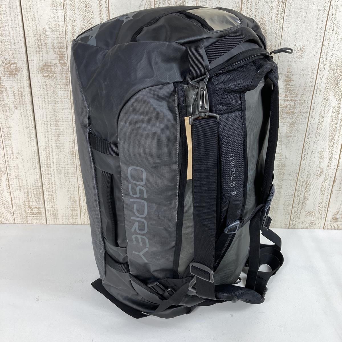 [One Size Black] Osprey Transporter Duffel 65 Duffel Bag Backpack OS55183 Black Waist Bag Hip Pack Bag Storage