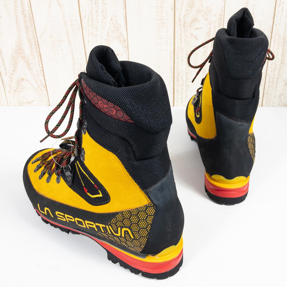 【Men's 27.3cm イエロー系】 La Sportiva ( ラ・スポルティバ ) ネパール キューブ Gtx Nepal Cube Gtx 厳冬期用 ワンタッチアイゼン対応 マウンテニアリング ブーツ 21K Men's  厳冬期用アルパインブーツ フットウェア