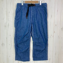 【Men's L ブルー系】 Wildthings ( ワイルドシングス ) デニム クライミング 3/4 レングス クロップドパンツ 生産終了モデル 入手困難 KATO`（カトー）コラボ コットン ウェア ボトムス ロングパンツ コットン z00057277-1