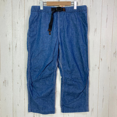 【男式 L 蓝色系】Wildthings (Wildthings) 牛仔布 登山 七分裤 短裤 停产型号 稀有 KATO`（KATO）联名 棉 衣服 下装 长裤 棉 z00057277