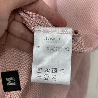 【Women's M レッド系】 Millet ( ミレー ) インセクト バリヤー チェックシャツ ロングスリーブ Insect Barrier Check Shirt Long Sleeve ポリエステル ウェア トップス インナー シャツ ロングスリーブシャツ