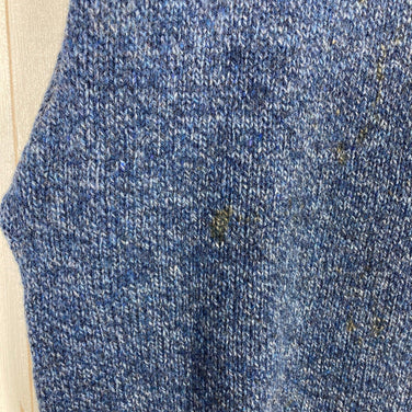 Men's L Navy 1980s Llbean Wool Sweater, Vintage Original, Hard to Find, Wool Wear, Tops, Outerwear, Fleece Jacket, z00054495