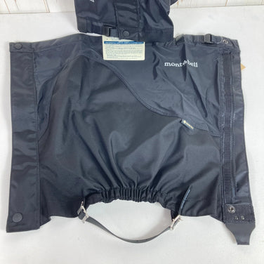 Montbell GORE-TEX Alpine Spats, Unisex, Size L, Black, Nylon, z00054711.