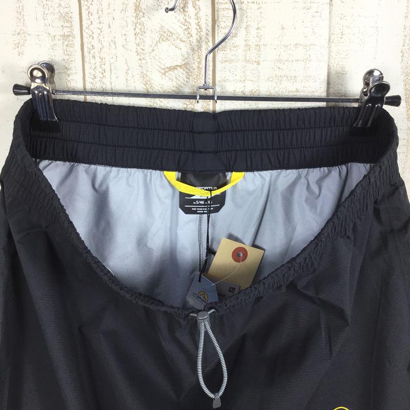 【Men's S ブラック系】 La Sportiva ( ラ・スポルティバ ) ドリズル オーバーパンツ Drizzle Overpant 2.5層防水 ストレッチ レインパンツ P46 International Men's  レインシェル ロングパンツ ボトム