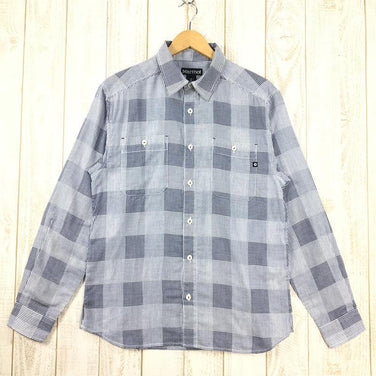 【Men's L ネイビー系】Marmot ( マーモット ) ダブルガーゼ ロングスリーブ シャツ Double Gauze L/S Shirt TOMNJB77 Asian Men's 化繊 ロングスリーブシャツ インナー シャツ トップス ウェア - 【公式】2ndGEAR（セカンドギア）Webショップ【登山用品・アウトドア用品専門 買取販売店】