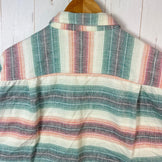 Men's Medium Green 1995 Patagonia Heavy Flannel Shirt, Sunny Stripe, Vintage, Original, Hard-to-Find, Rare Color, Cotton, Top, Undershirt, Long