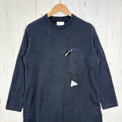 【Women's M ブラック系】 And Wander ( アンドワンダー ) コットン ウール スウェット ワンピース Cotton Wool Sweat Dress ウール混 日本製 コットン ウェア ドレス ワンピース z00061131  ドレス ワンピース