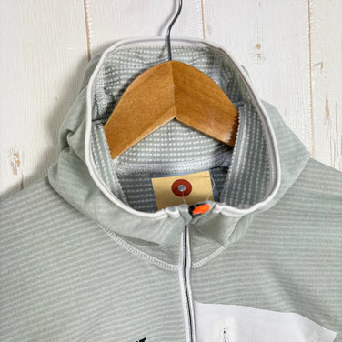 【Women's XS グリーン系】 Mammut ( マムート ) エナジー ライト ミッドレイヤー フーデッド ジャケット Aenergy Light ML Hooded Jacket Polartec Power Grid / Athletic Fit ポリエステル