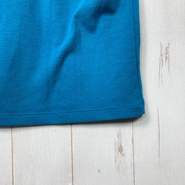 【Men's M ブルー系】 The North Face ( ザ・ノースフェイス ) スクエアロゴティー Square Logo Tee ポリエステル ウェア トップス インナー シャツ ショートスリーブTシャツ クルーネック 化繊 z00060255  化繊