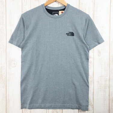 【Men's M チャコール系】 The North Face ( ザ・ノースフェイス ) ショートスリーブ ジャカード スクエア ロゴ クルー S/S Jacquard Square Logo Crew ポリエステル ウェア トップス インナー シャツ ショートスリ - 【公式】2ndGEAR（セカンドギア）Webショップ【登山用品・アウトドア用品専門 買取販売店】