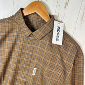【Men's L ブラウン系】 Ridge Mountain Gear ( リッジマウンテンギア ) メリノ ベーシック ロングスリーブシャツ Merino Basic LongSleeve Shirt Mocha Plaid メリノウール ウェア トップス インナ
