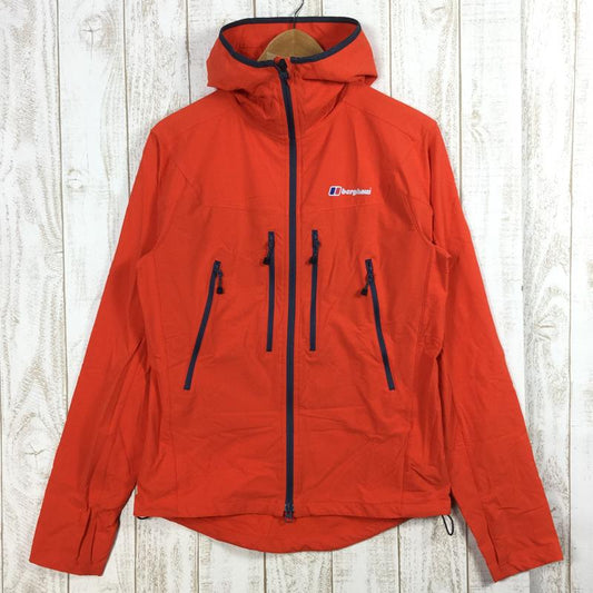 【Men's S オレンジ系】 Berghaus ( バーグハウス ) ポルドイ ソフトシェル ジャケット Pordoi Ss Jacket フーディ 20879 Men's  ソフトシェル アウター ジャケット トップス ウェア