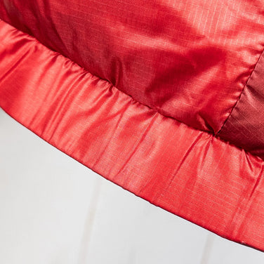 Montbell Alpine 羽绒派克大衣，男款 L 码，红色。这款羽绒保暖外套非常适合日常穿着。(z00053180)