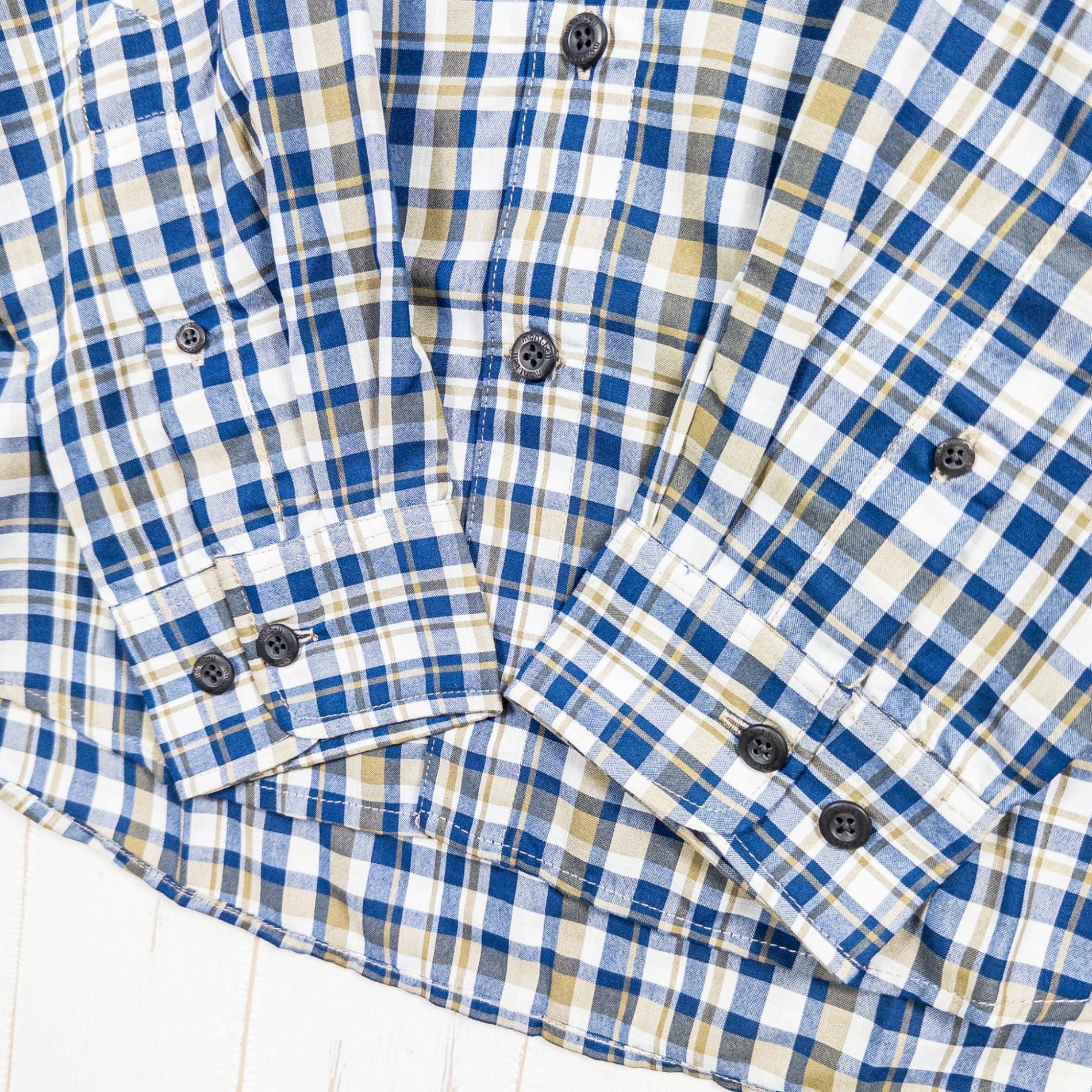 【Men's M ネイビー系】 Montbell ( モンベル ) WIC.ライト シングルポケット ロングスリーブシャツ IND / インディゴ ポリエステル ウェア トップス インナー シャツ ロングスリーブシャツ 化繊 z00052648 IND / インディ - 【公式】2ndGEAR（セカンドギア）Webショップ【登山用品・アウトドア用品専門 買取販売店】