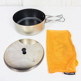 One Size Silver Uniflame (Uniflame) 17cm Deep Frying Pan with Stainless Steel Lid, Aluminum Cookware, Cookware, Cooker, Coffel, z00053251