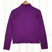 【Women's M パープル系】 Foxfire ( フォックスファイヤー ) Pp ウール ボーダー ジップ ポリプロピレン メリノウール ジップネック ロングスリーブ シャツ 8115043 Asian Women's ウール ロングスリーブシャツ インナー シ - 【公式】2ndGEAR（セカンドギア）Webショップ【登山用品・アウトドア用品専門 買取販売店】