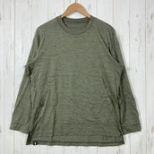 【Unisex L グリーン系】 MIYAGEN Trail Engineering(ミヤゲン トレイル エンジニアリング) ロングスリーブ メリノ Tシャツ Long Sleeve Merino T Shirt メリノウール ウェア トップス インナー シャツ ロン