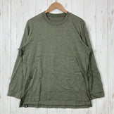 【Unisex L グリーン系】 MIYAGEN Trail Engineering（ミヤゲン トレイル エンジニアリング） ロングスリーブ メリノ Tシャツ Long Sleeve Merino T Shirt メリノウール ウェア トップス インナー シャツ ロン