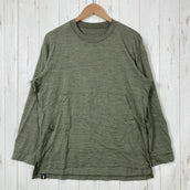 【Unisex L グリーン系】 MIYAGEN Trail Engineering(ミヤゲン トレイル エンジニアリング) ロングスリーブ メリノ Tシャツ Long Sleeve Merino T Shirt メリノウール ウェア トップス インナー シャツ ロン