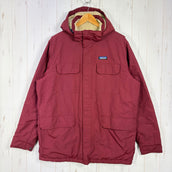 【Men's L レッド系】 2022 Patagonia ( パタゴニア ) イスマス パーカ Isthmus Parka SEQR (Sequoia Red) 化繊中綿 フリース裏地 耐久撥水 ナイロン ウェア トップス アウター ジャケット z000614