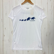 【Women's M ホワイト系】 Mammut ( マムート ) クイックドライ アジリティ ティーシャツ アジアン フィット QD Aegility T-Shirt AF Women "■状態スコア:76 / 100 点■状態明細:旧モデル / 微細な使用感 /