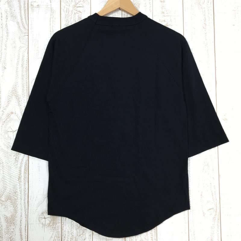 【Men's S ブラック系】 Mystery Ranch ( ミステリーランチ ) ベースボールティー Baseball Tee Tシャツ 7部袖 ラグラン 生産終了モデル 入手困難 International Men's  コットン ショートスリーブTシャツ ク