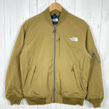 The North Face Men's Insulation Bomber Jacket, Size Small, Green. Polyester outerwear with synthetic insulation. (z0005)