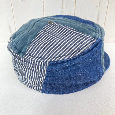【Unisex OneSize ネイビー系】 Phatee ( ファティー ) リメイク ハーフ キャップ Remake Half Cap 生産終了モデル 入手困難 デニム ワークキャップ ビームス別注 コラボモデル ヘンプ ウェア ウェア小物 ヘッドウェア キャップ z0005