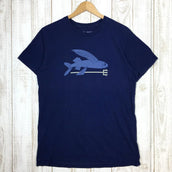 【Men's L ネイビー系】 Patagonia ( パタゴニア ) フライング フィッシュ オーガニック Tシャツ Flying Fish Organic T-Shirt 生産終了モデル 入手困難 39145 International Men's CNY Cl - 【公式】2ndGEAR（セカンドギア）Webショップ【登山用品・アウトドア用品専門 買取販売店】