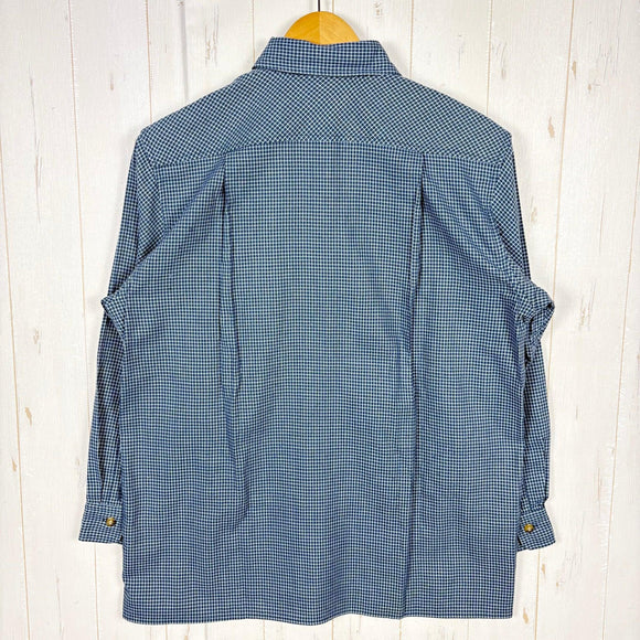【Women's L ネイビー系】 Janeriver ( ジェーンリバー ) オリジナル チェックシャツ ポリエステル ウェア トップス インナー シャツ ロングスリーブシャツ 化繊 z00055014  化繊 ロングスリーブシャツ インナー シャツ トップス ウェア