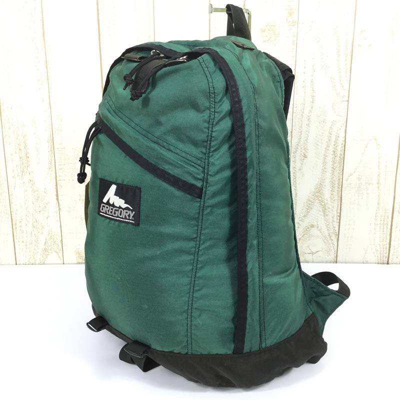 [OneSize Green] Gregory 经典背包 26L 绿色银色标签旧标签美国制造背包很难获得绿色背包容量 [~29L] 背包袋 S