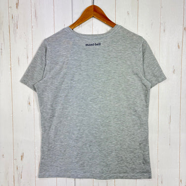 【Women's L グレー系】 Montbell ( モンベル ) ウィック ティー 長野 Wic Tee Nagano ご当地Tシャツ ポリエステル ウェア トップス インナー シャツ ショートスリーブTシャツ クルーネック 化繊 z00058793  化繊 ショ